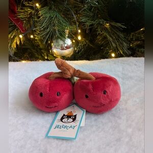 NEW Retired Jellycat "Fabulous Fruit Cherry" With Tags🍒
